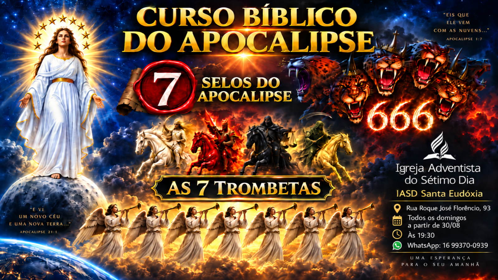 Arte do Curso Bíblico do Apocalipse